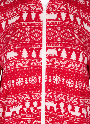 Jumpsuit med julemønster og hette, Christmas AOP, Packshot image number 2