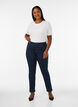 Slim fit Emily jeans med normal h&oslash;yde i livet, Bl&aring;, Model image number 0