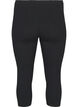 Basis 3/4 viskose leggings, Black, Packshot image number 1
