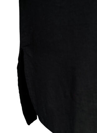 Lang skjorte med korte ermer, Black, Packshot image number 3