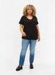 Basis T-skjorter i bomull 2 stk., Black/Bright W, Model image number 2