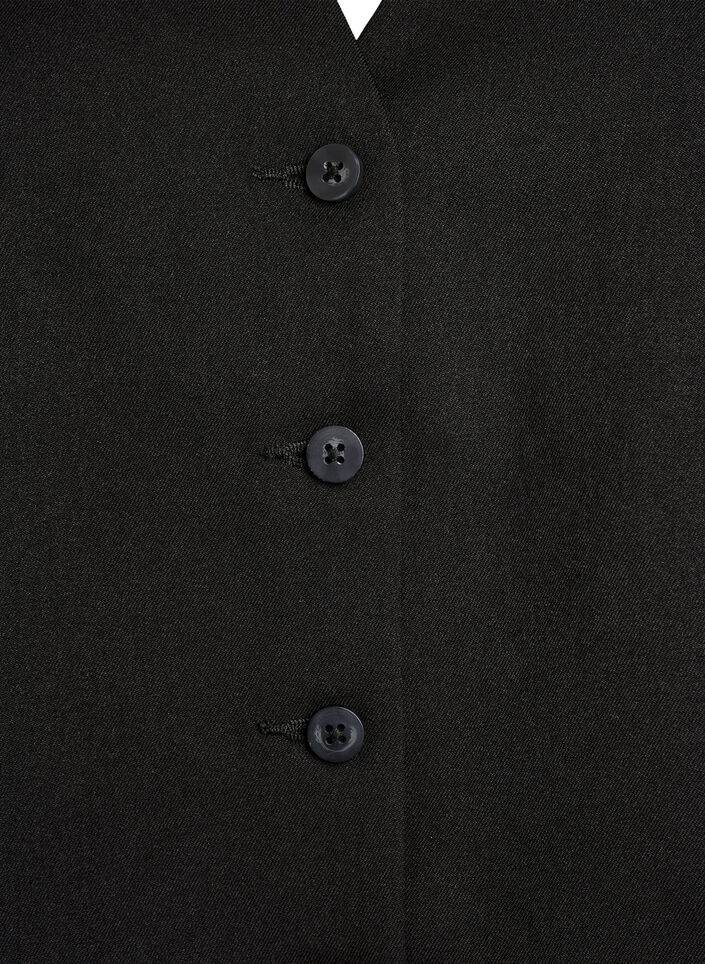 Vest med knappelukking, Svart, Packshot image number 2