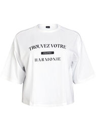 Kort T-skjorte med Loose fit, Bright White