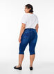 Slim fit Army caprijeans med høy midje, Blå, Model image number 1