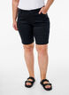 Slim fit Emily-shorts med normalh&oslash;y midje, Svart, Model image number 3