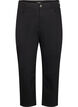 Cropped Vera jeans med straight fit, Svart, Packshot image number 0