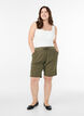 L&oslash;s shorts av bomull med lommer, Gr&oslash;nn, Model image number 1