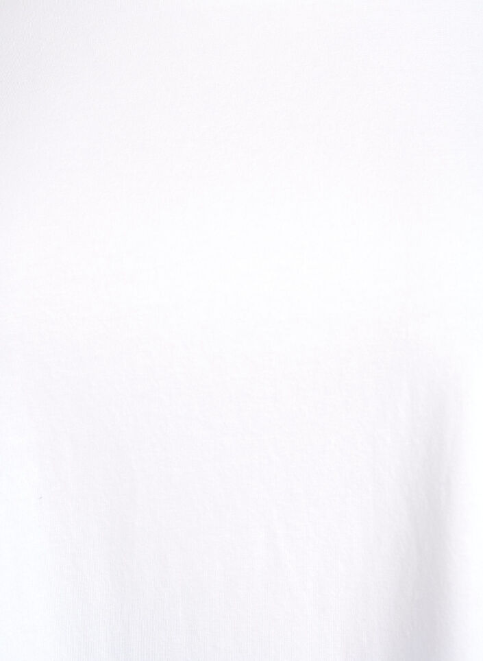 Basis jersey topp med lange ermer, Hvit, Packshot image number 2