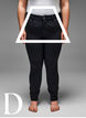 Slim fit jeans med vanlig midje, Black, Model image number 3