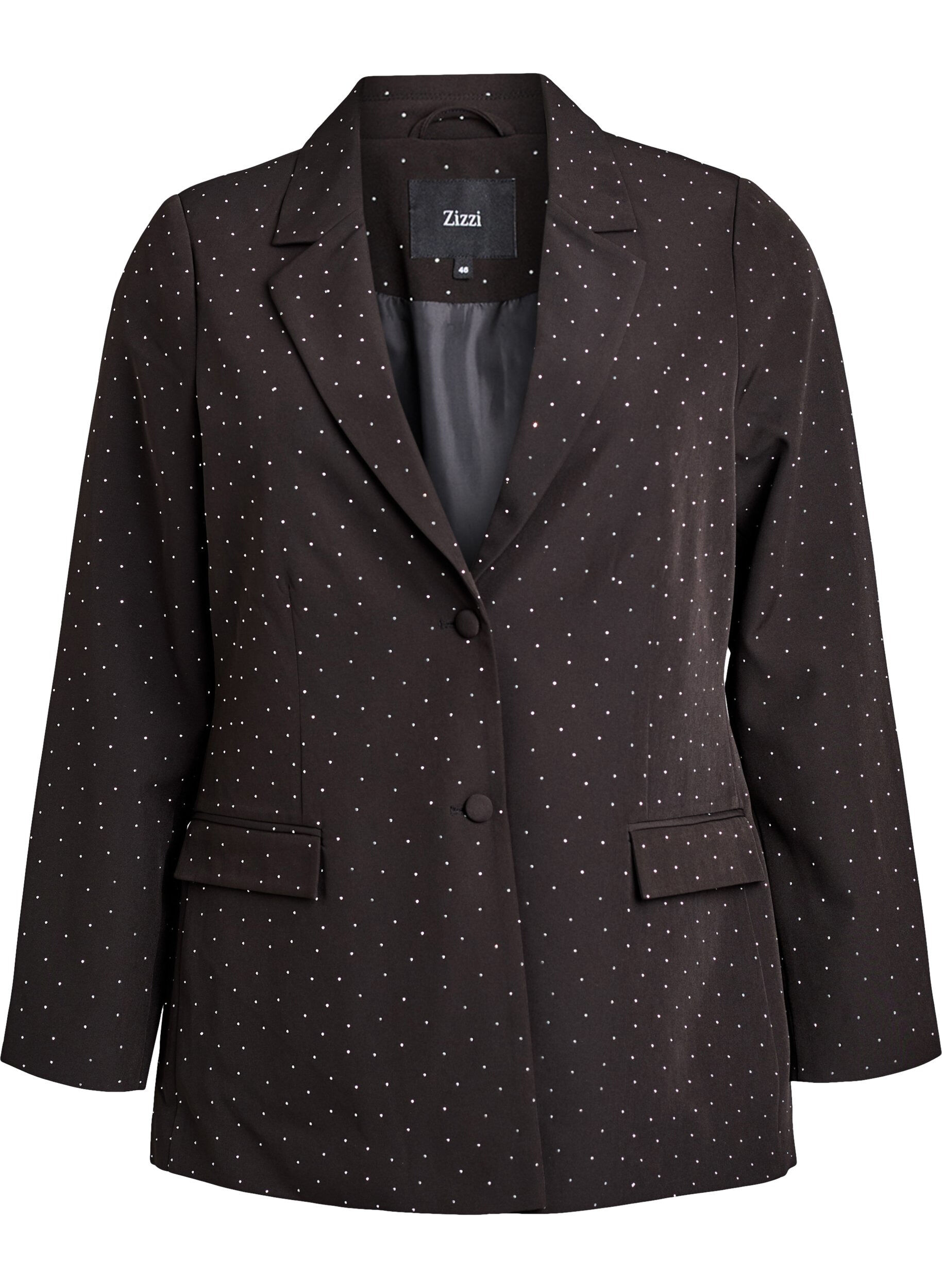 Blazer med rhinesteiner