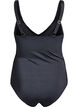 Badedrakt med V-hals, Svart, Packshot image number 1