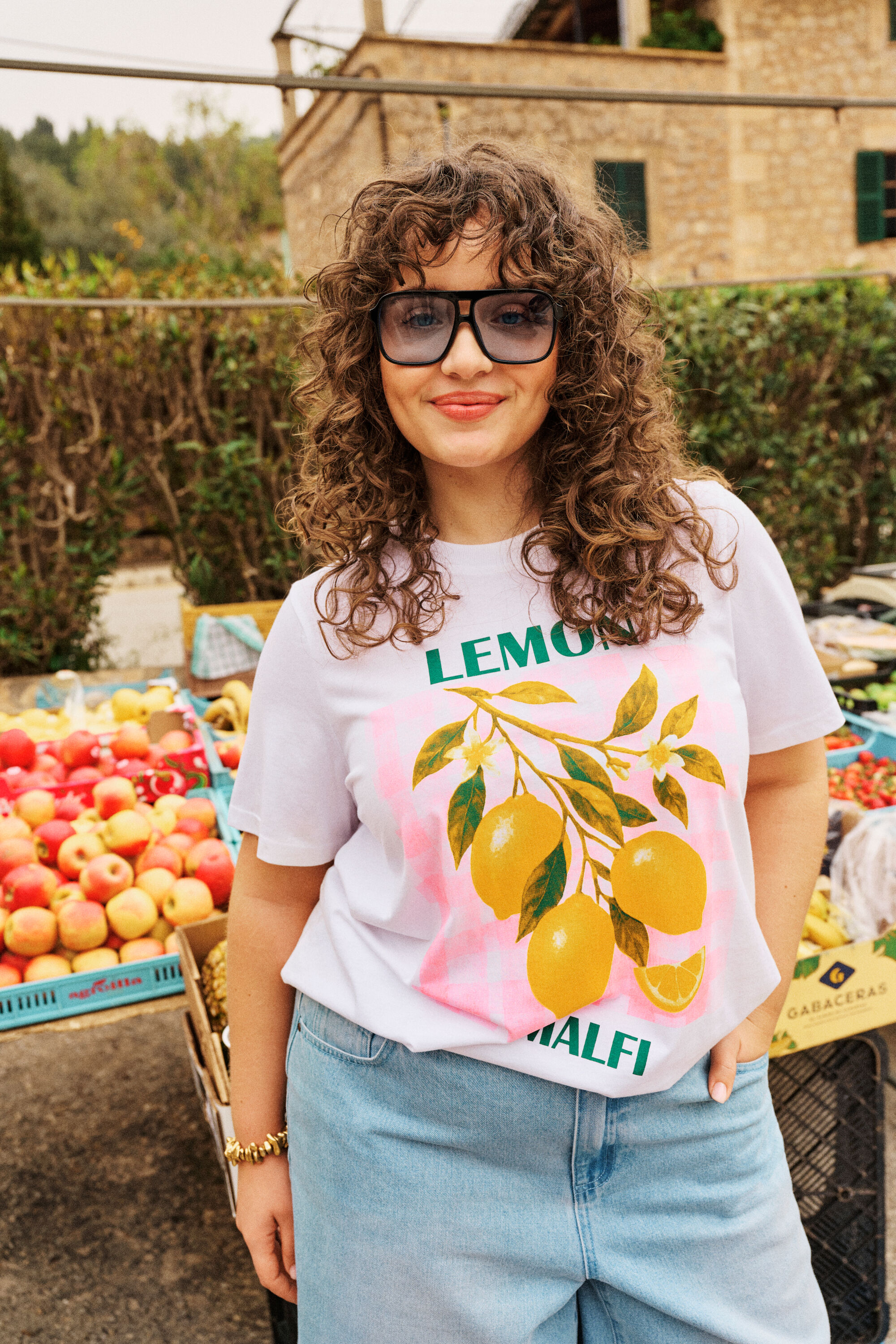 Frisk middelhavsstemning i denim, , Model