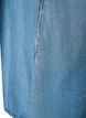 Denimkjole i lyocell med knapper og korte ermer, Bl&aring;, Packshot image number 3