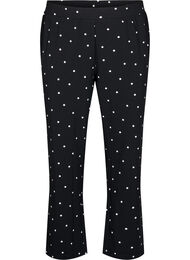 Bukser med rett passform, Svart