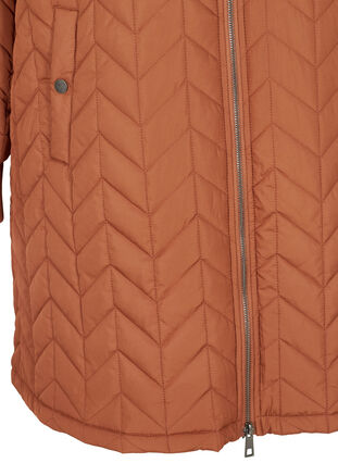 Lett jakke med quiltet mønster og lommer, Sequoia, Packshot image number 3