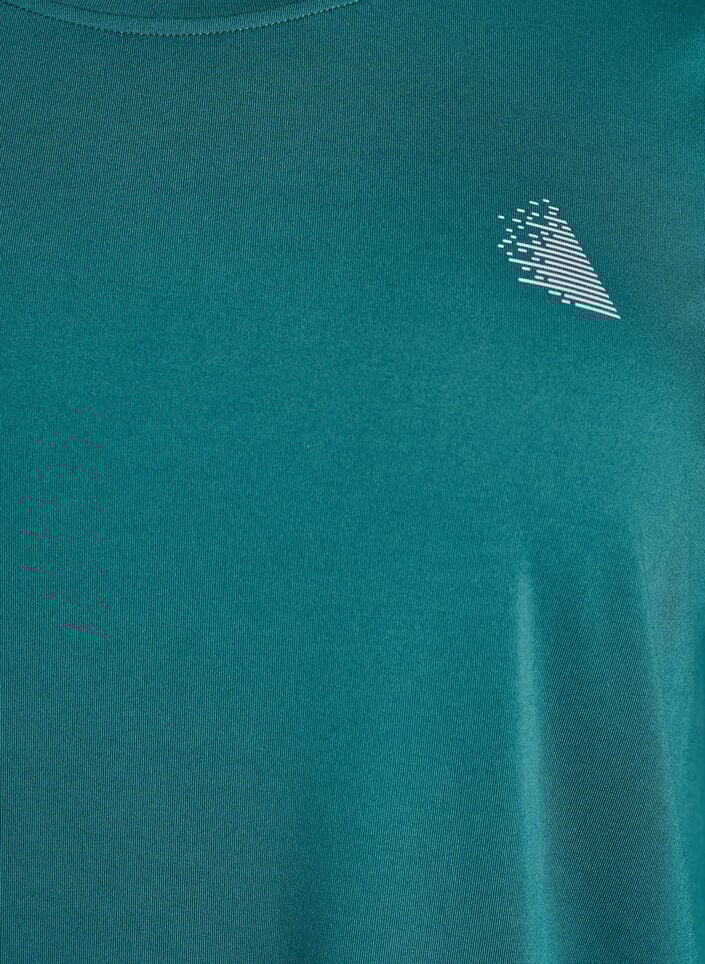 Treningsbluse med 3/4-ermer, Grønn, Packshot image number 2