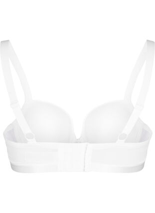 Zizzi Formstøpt BH med mesh, Bright White, Packshot image number 1