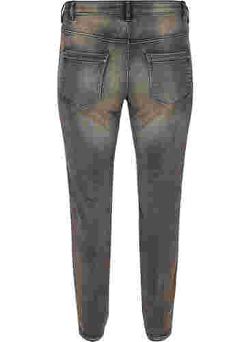 Slim fit Emily jeans med normal høyde i livet, Dark Grey Denim, Packshot image number 1