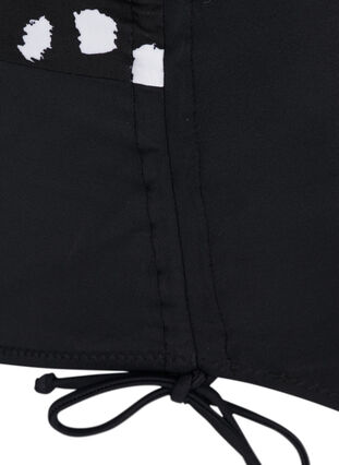 Bikiniunderdel med snøre, Black Dot Comb, Packshot image number 2
