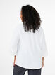 Bluse med 3/4 ermer, Vanilje, Model image number 2
