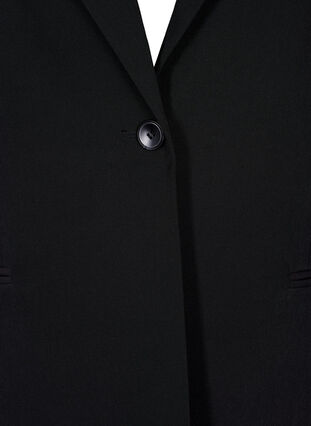 Blazer som lukkes med én knapp, Black, Packshot image number 2