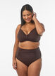 Bikinitruse med h&oslash;y midje, Brun, Model image number 0