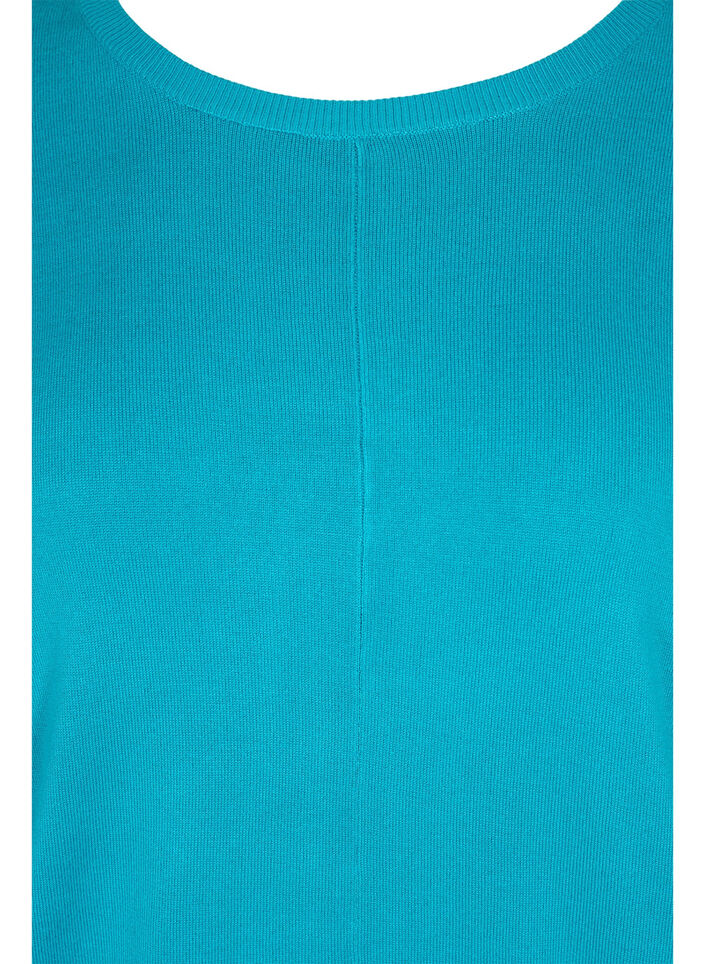 Strikket tunika i en viskoseblanding, Capri Breeze, Packshot image number 2