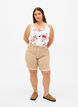 Blomstret tanktopp i viskose, White AOP flower, Model image number 2