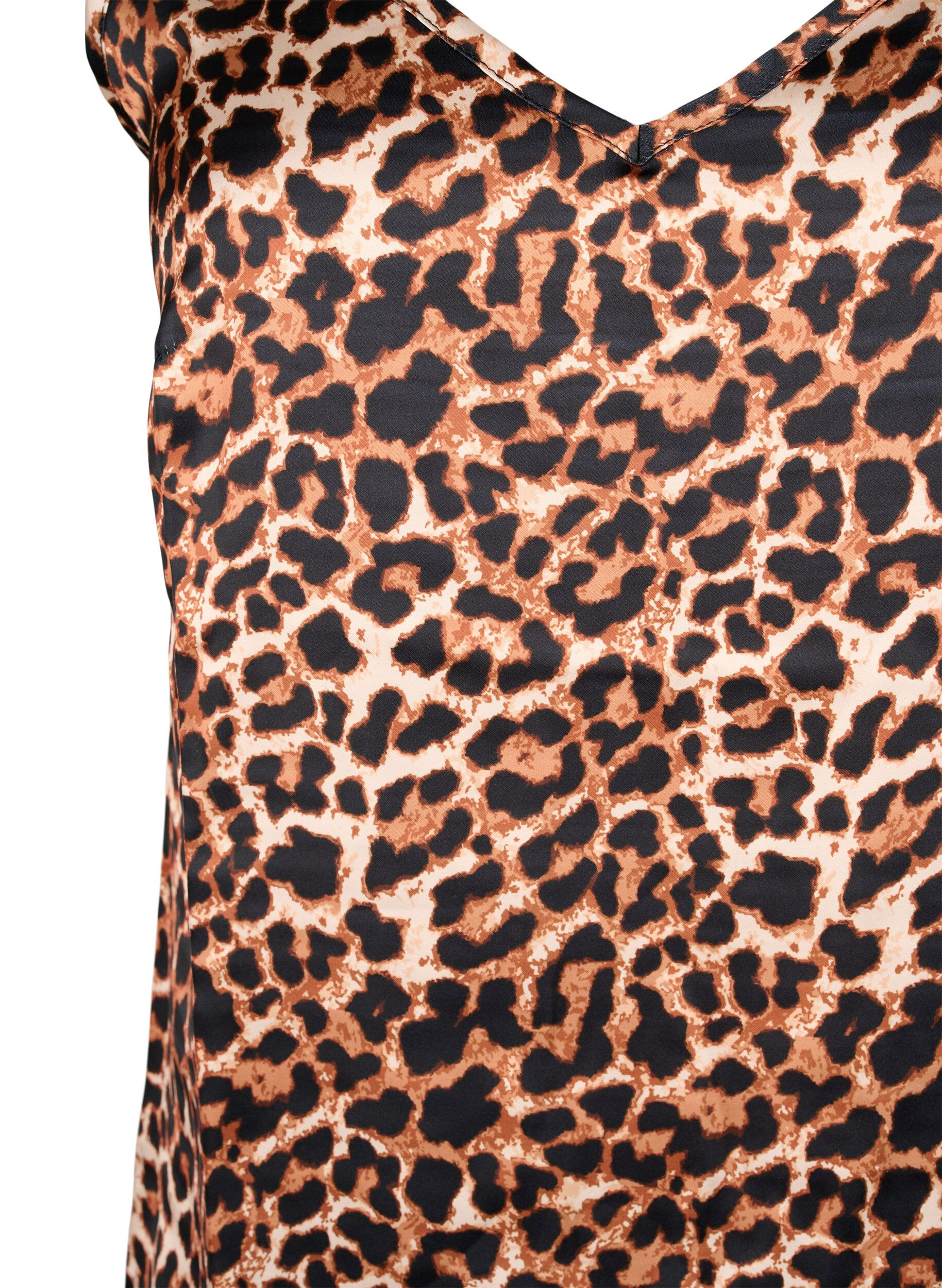 Zizzi Topp med leopardm&oslash;nster og lenkestropp, Leopard AOP, Packshot image number 2