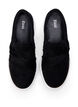 Wide fit - Slip-on med knutedetalj, Svart, Packshot image number 2