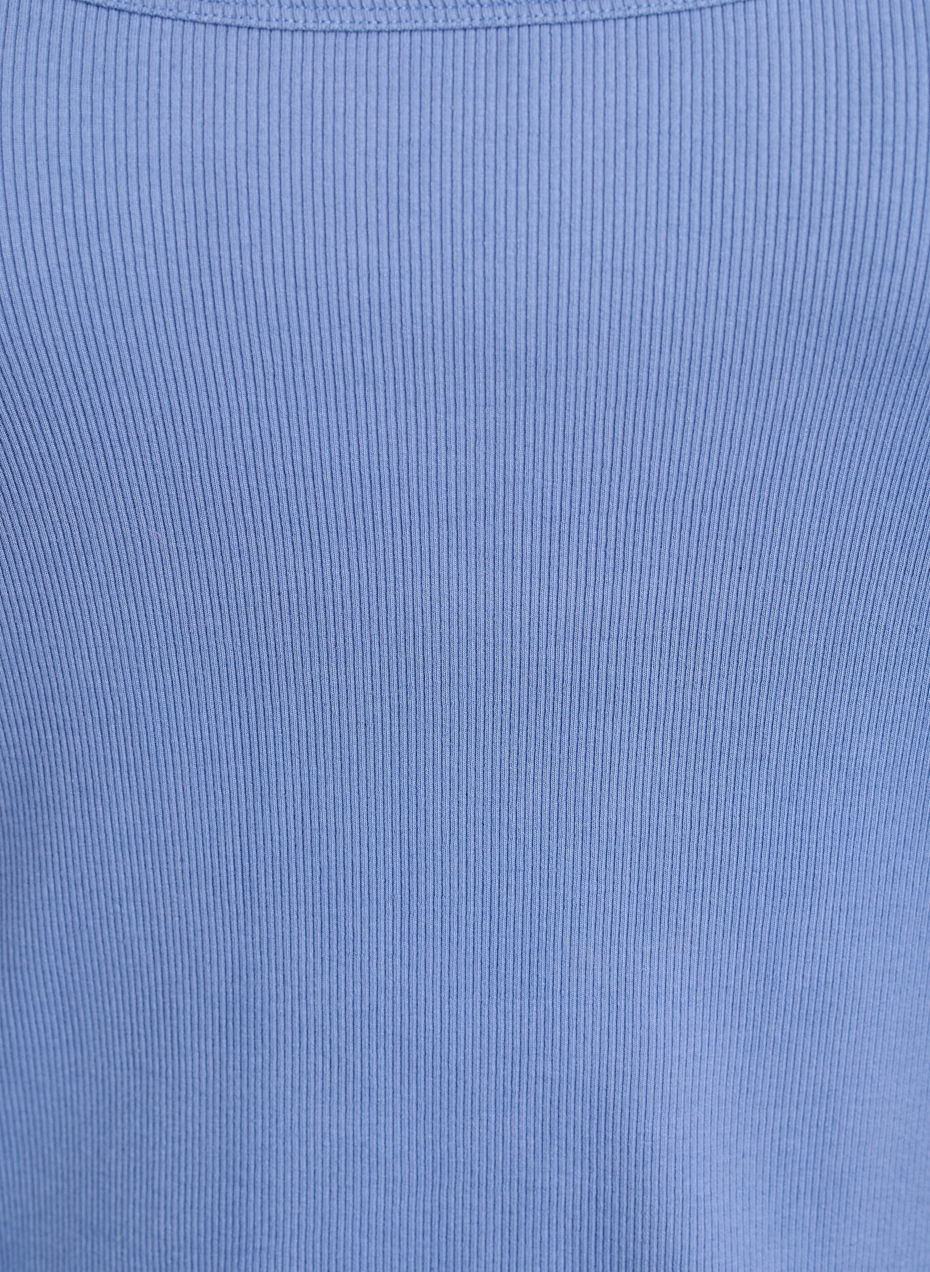 ZizziRibbet topp med firkantet halslinje, Lilla, Packshot image number 2