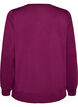 Langermet jersebluse med rund hals, Lilla, Packshot image number 1