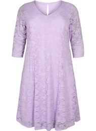 Blondekjole med 3/4-ermer, Lavendula