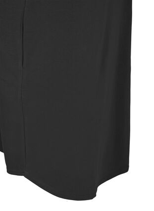 Kortermet kjole med hette, Black, Packshot image number 3