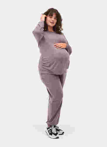 Genser til gravide med ribbekanter, Iron, Model image number 2