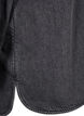 Løstsittende denimjakke med knapper, Grey Denim, Packshot image number 3