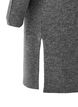 Ribbestrikket kjole med lange ermer, Dark Grey Black Mel., Packshot image number 2