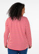 Stripete bluse med motiv, Whitew.FlameS.Stripe, Model image number 1
