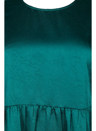 Kjole med ryggdetaljer og 3/4-ermer, Evergreen, Packshot image number 2