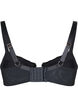 Polstret BH med skinnende brodert detalj, Svart, Packshot image number 1