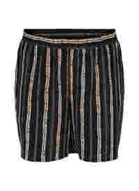 Mønstrete shorts med lommer