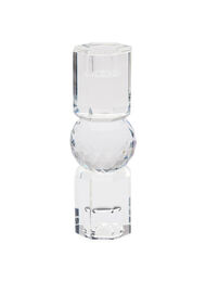 Lysestake i krystallglass, Clear