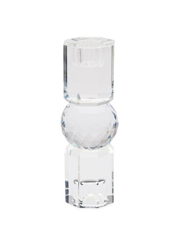 Lysestake i krystallglass, Clear, Packshot image number 0