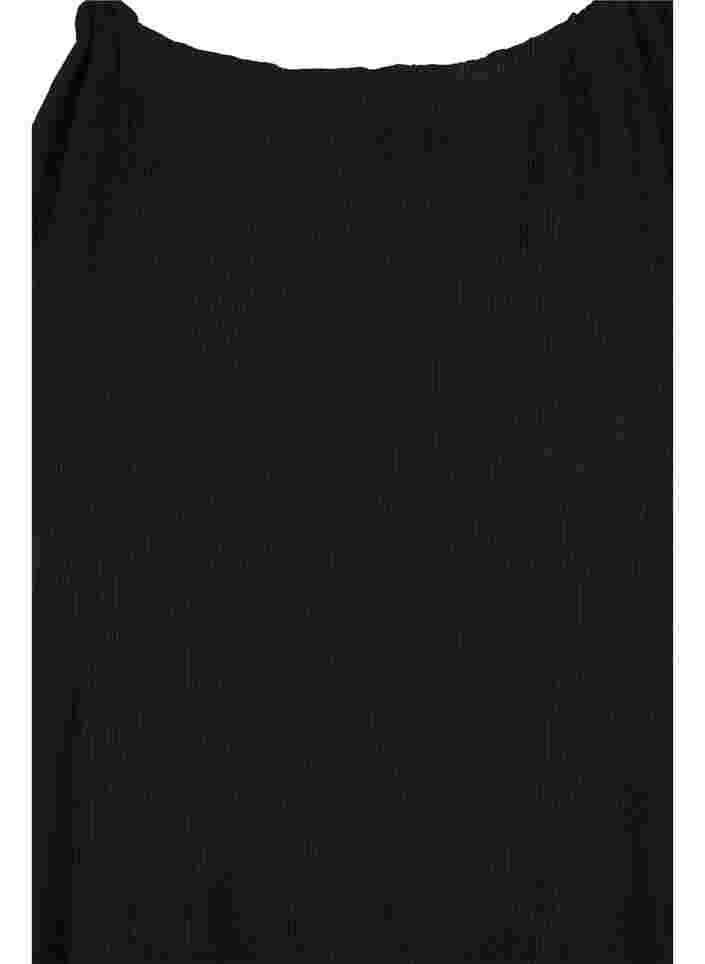 Lang strandkjole i viskose, Black, Packshot image number 2