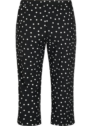 Løse bukser med 7/8-lengde, Black Dot, Packshot image number 1