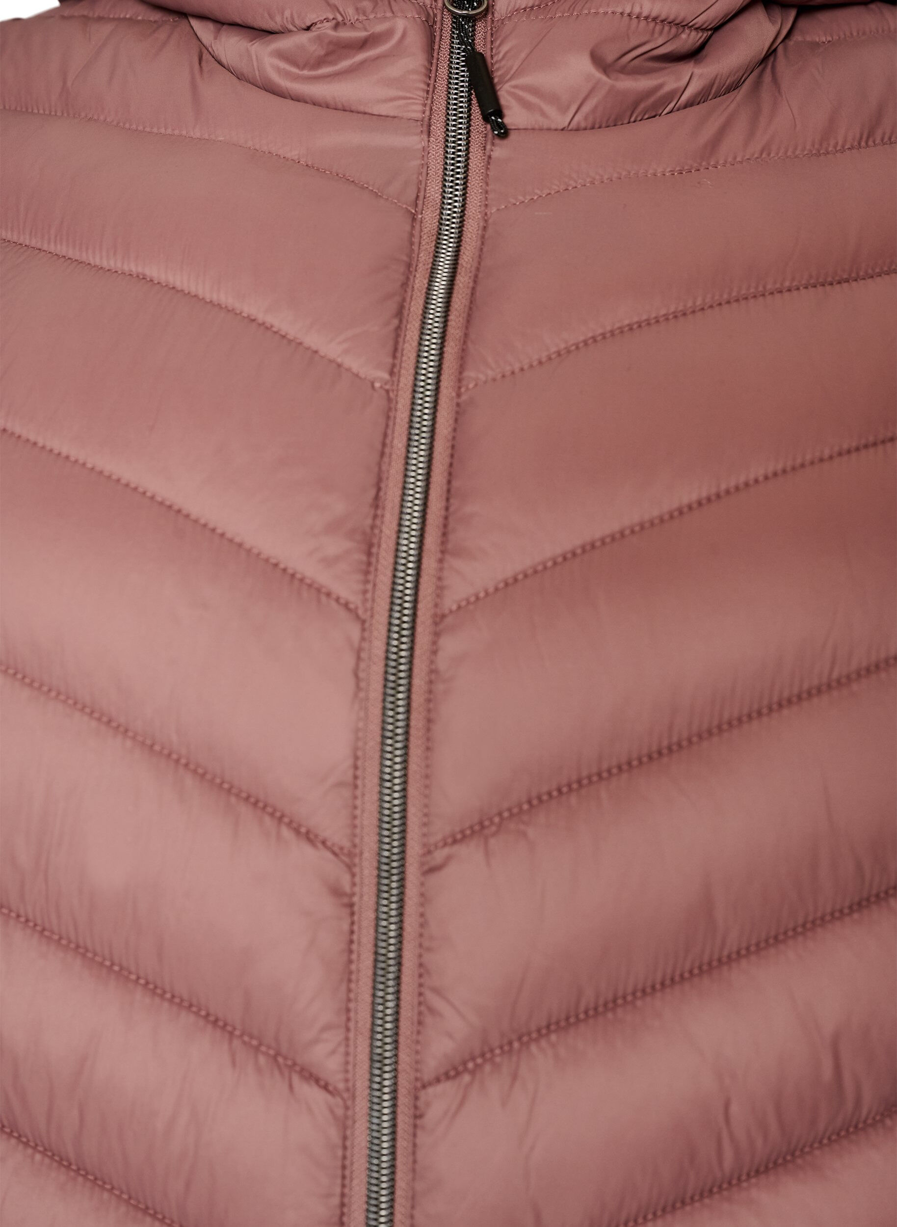 ZizziLett jakke med hette, Rosa, Packshot image number 2