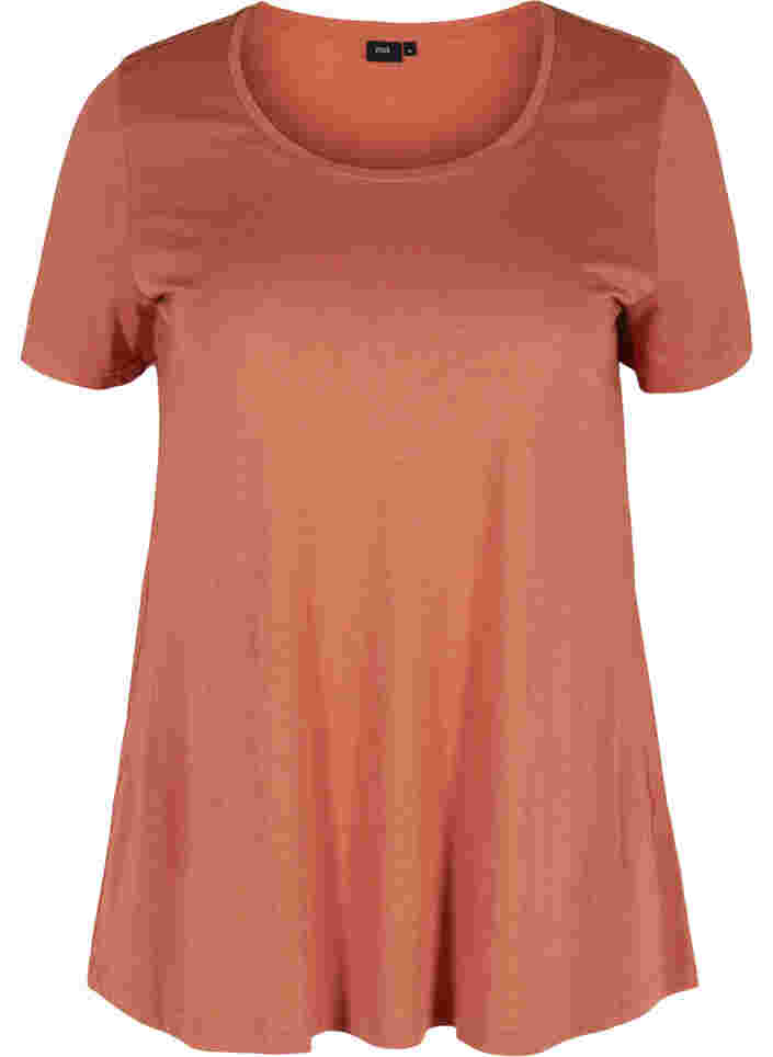 T-skjorte, Copper Brown, Packshot image number 0