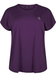 Ensfarget trenings-T-skjorte, Purple Pennant