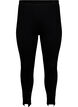 Viscose-leggings med knappdetaljer, Svart, Packshot image number 0
