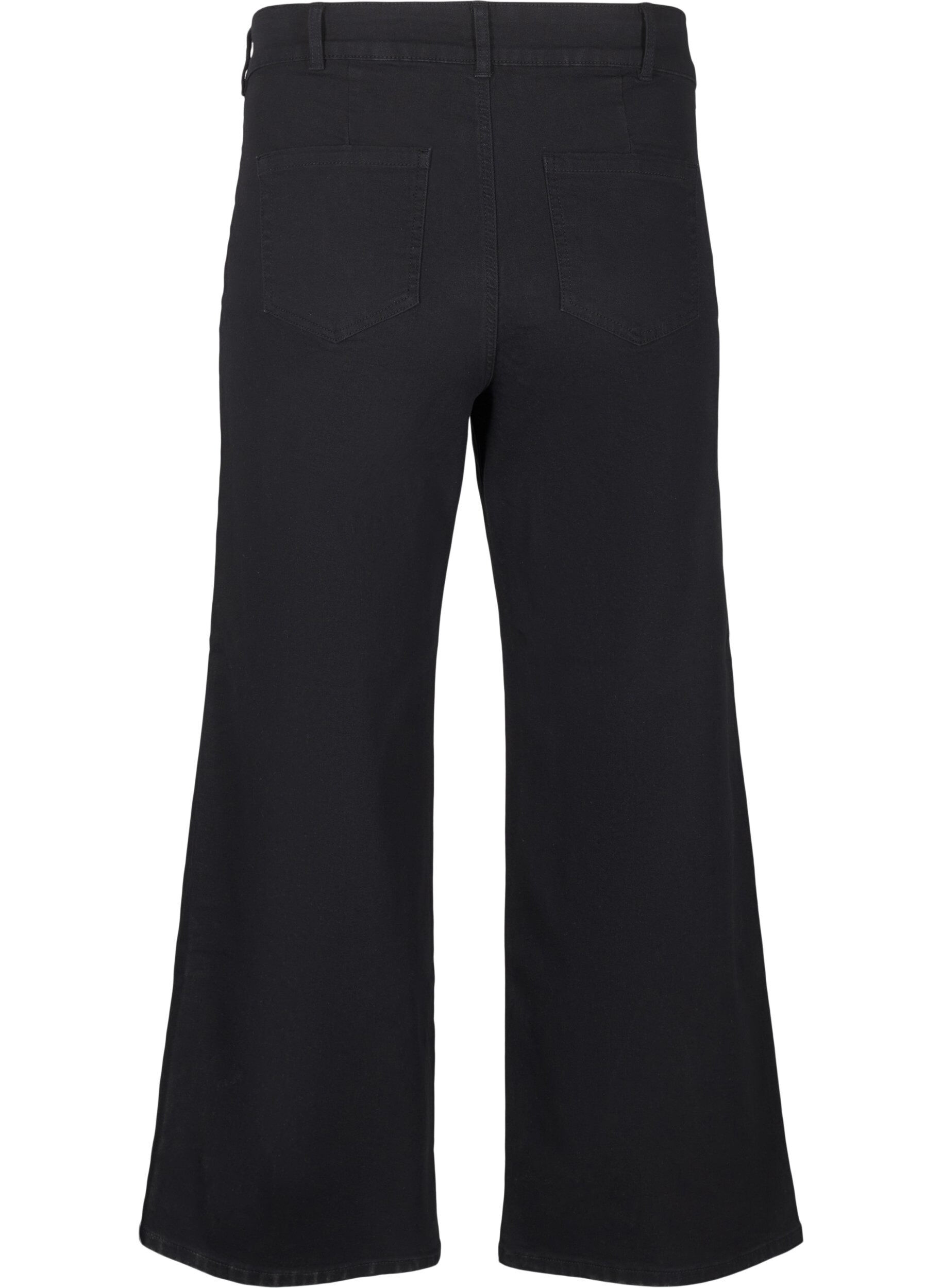 ZizziVide jeans, Svart, Packshot image number 1